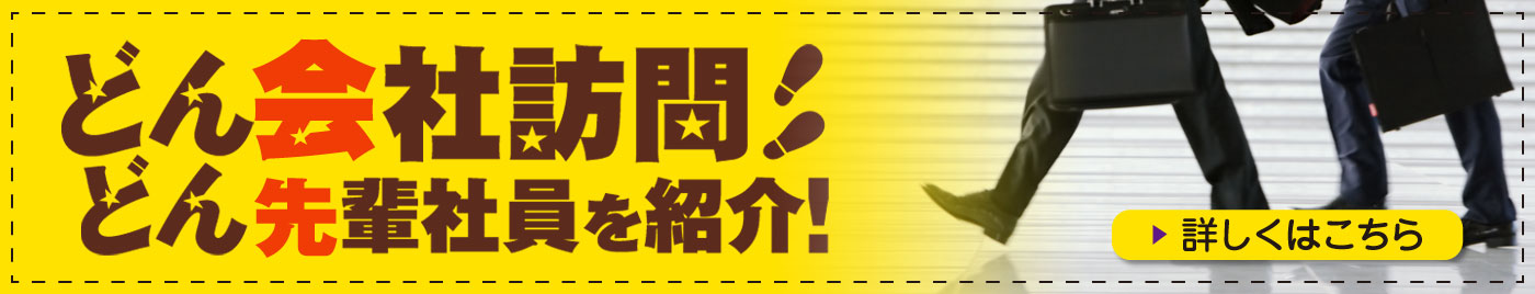 どんどん会社訪問、先輩社員紹介